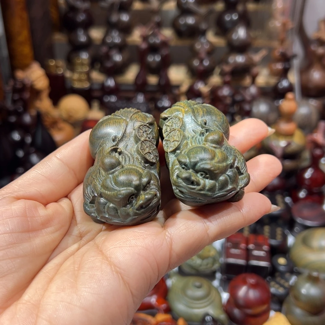 香榧木绿檀绿檀貔貅