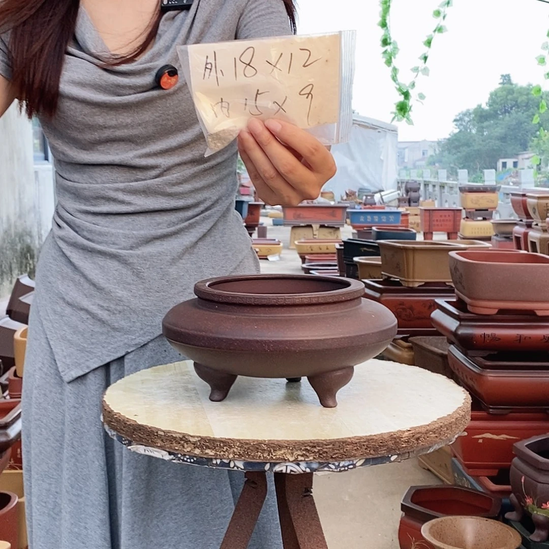 紫砂花盆紫砂花盆