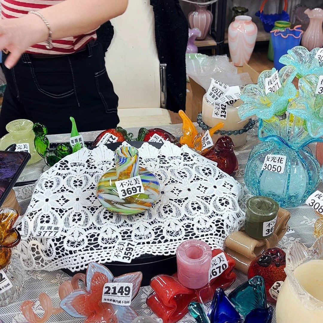 3697小瓶 家悦琉璃工艺品不完美