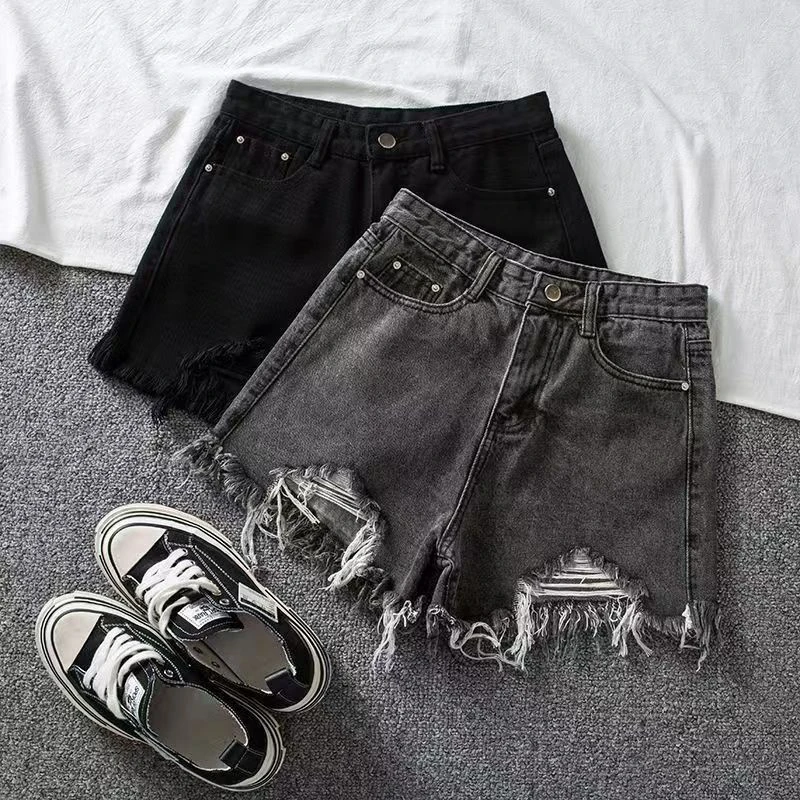 （451~500）夏季女款牛仔三分短裤短裙