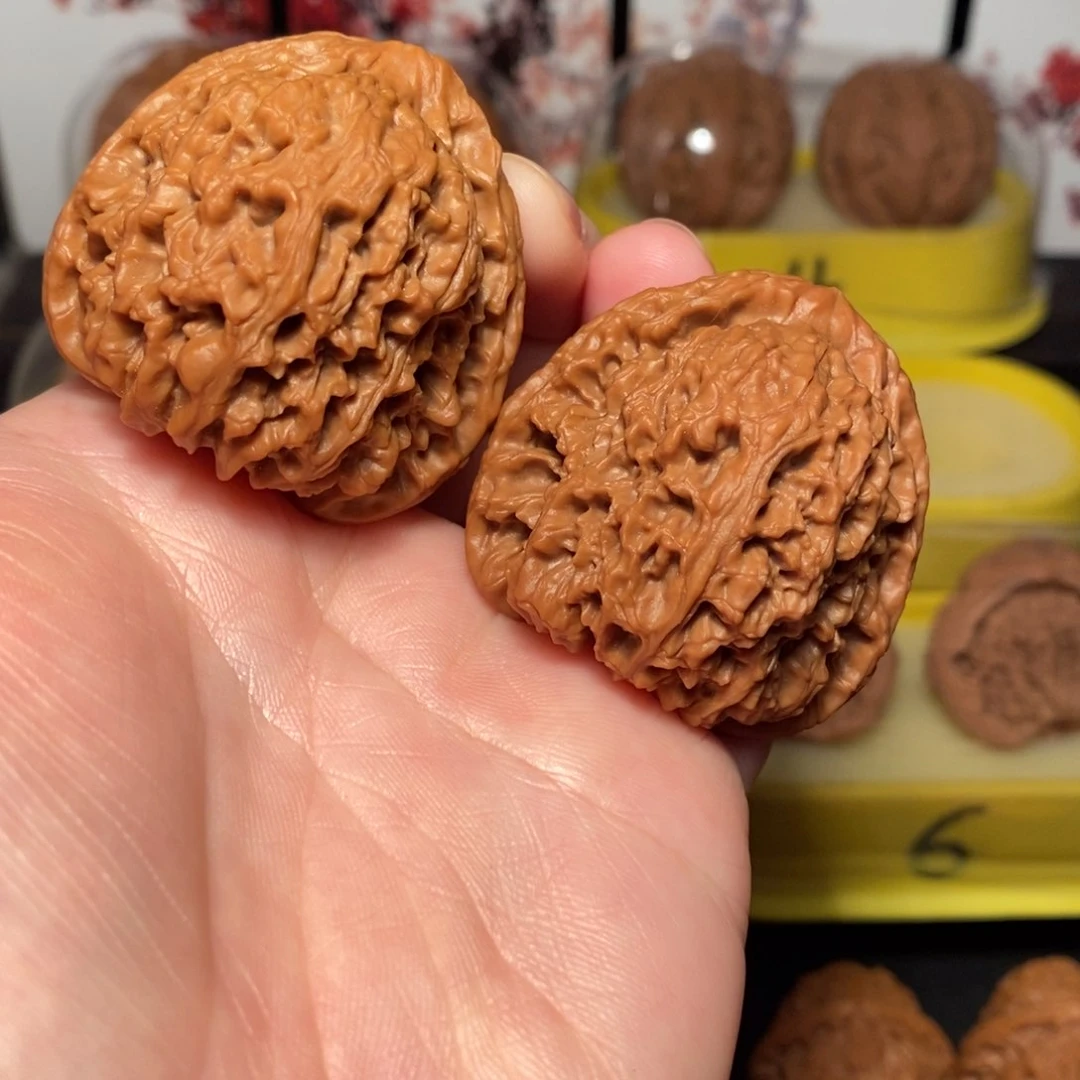 文玩核桃把件42尺南江核桃