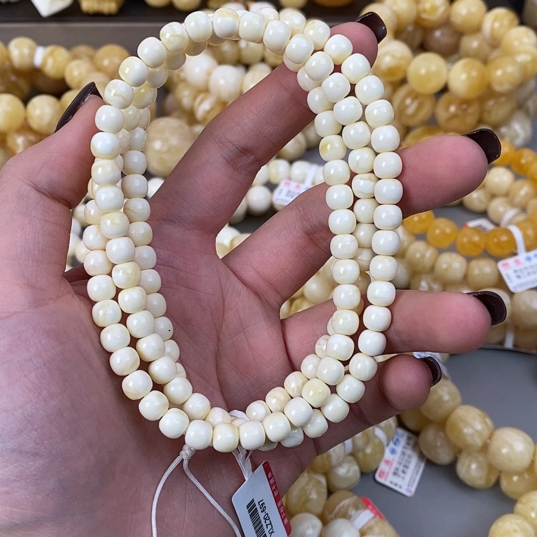 蜜蜡未镶嵌珠宝奇石6.5mm19.66g