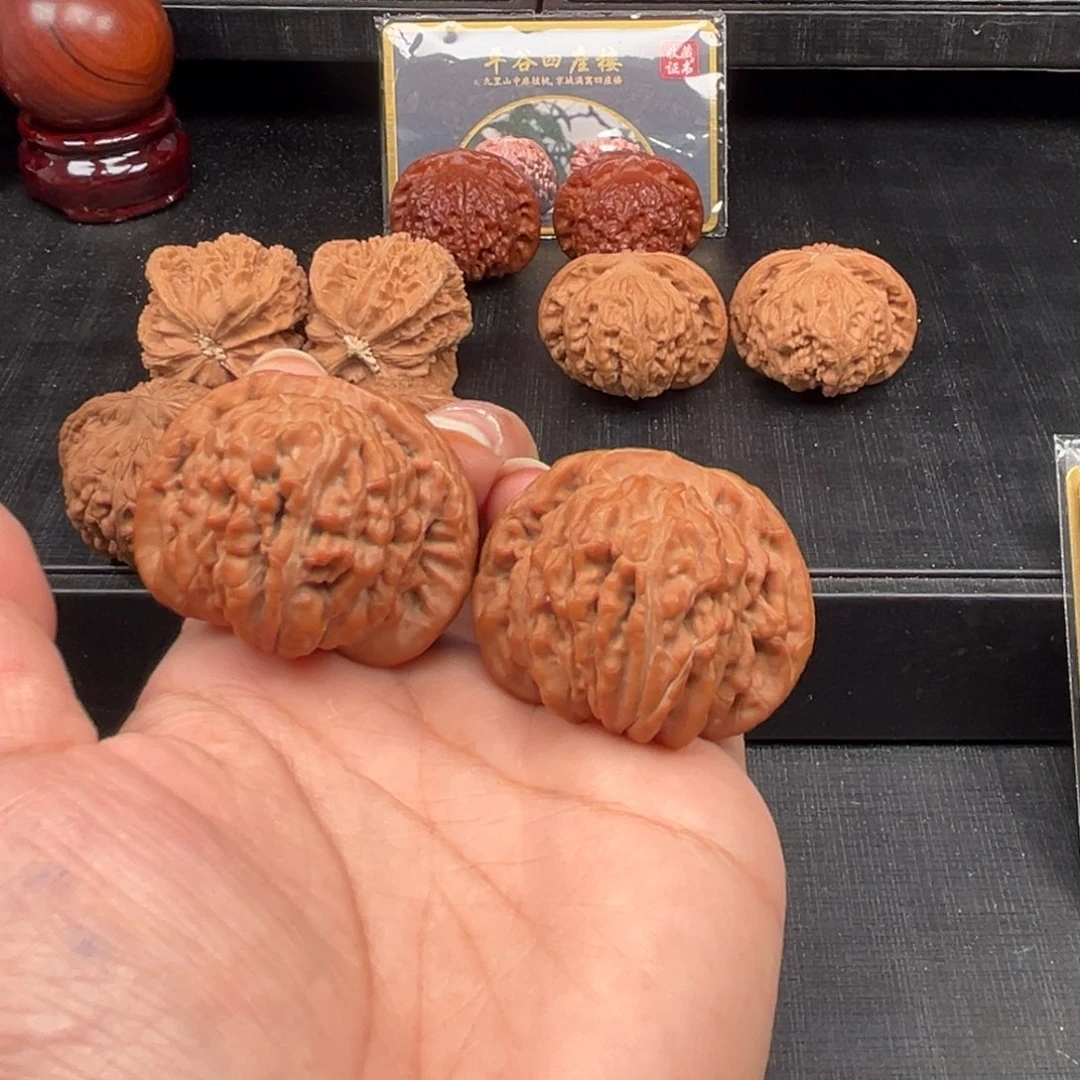 吊坠文玩核桃四座楼41