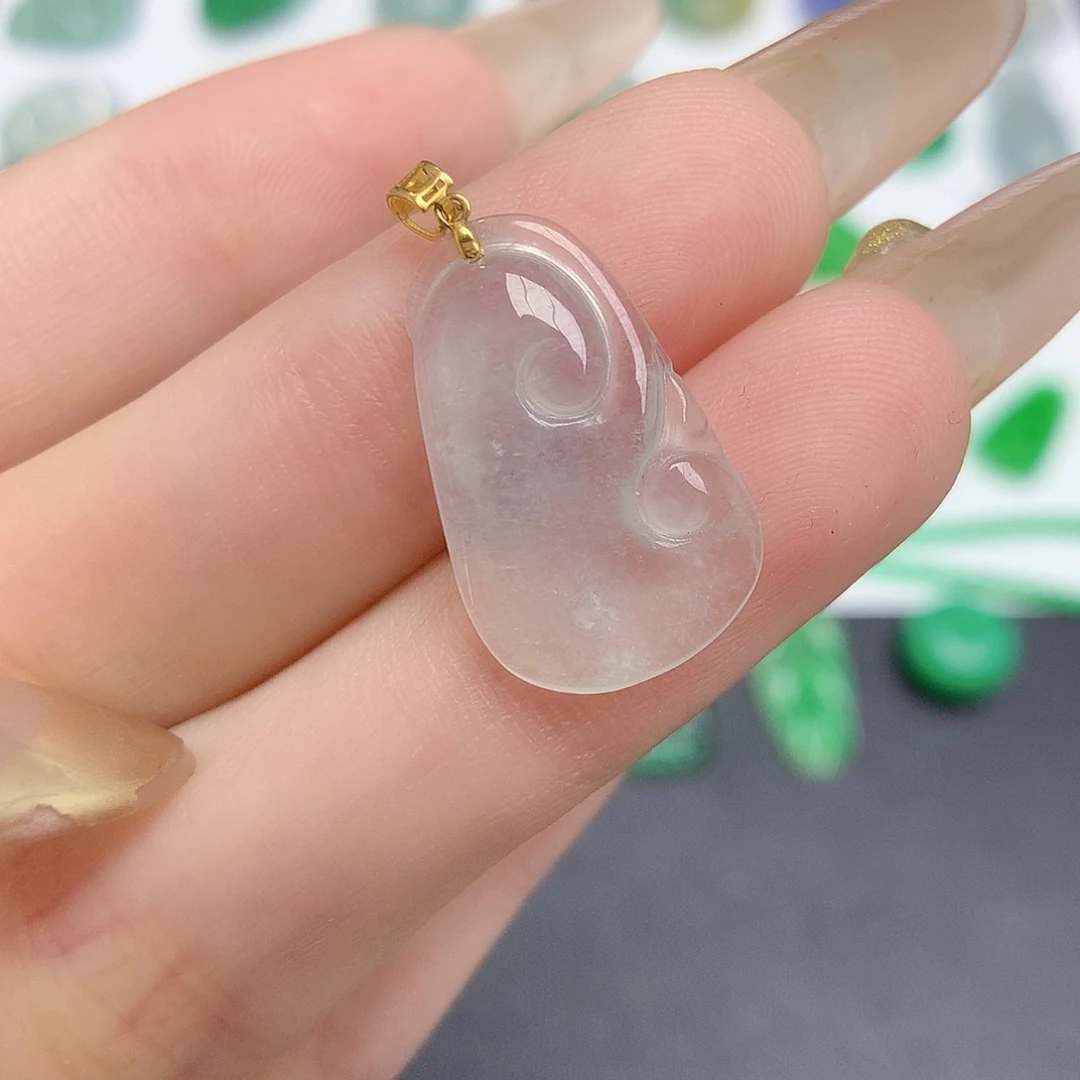 定制翡翠18K金镶嵌8888888888888888