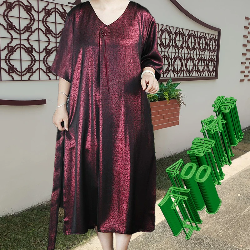 妈妈连衣裙4050556070岁遮肚子洋气女装加肥胖加大码减龄穿搭裙子