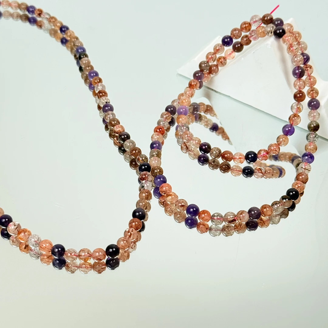 【2301 超七多圈素圈】超七6mm手串面小仙多样性发其一