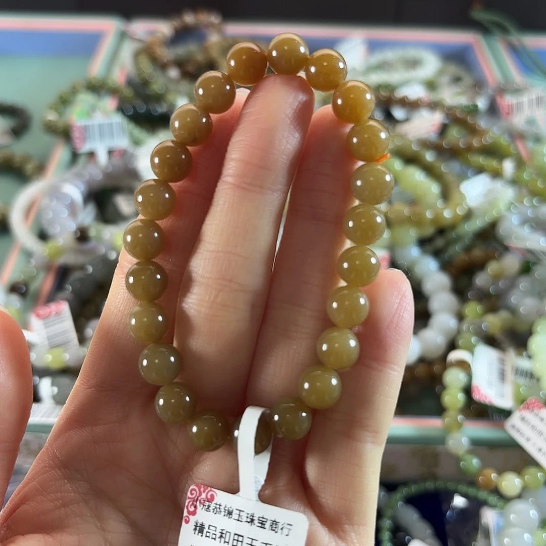 和田玉未镶嵌手链473