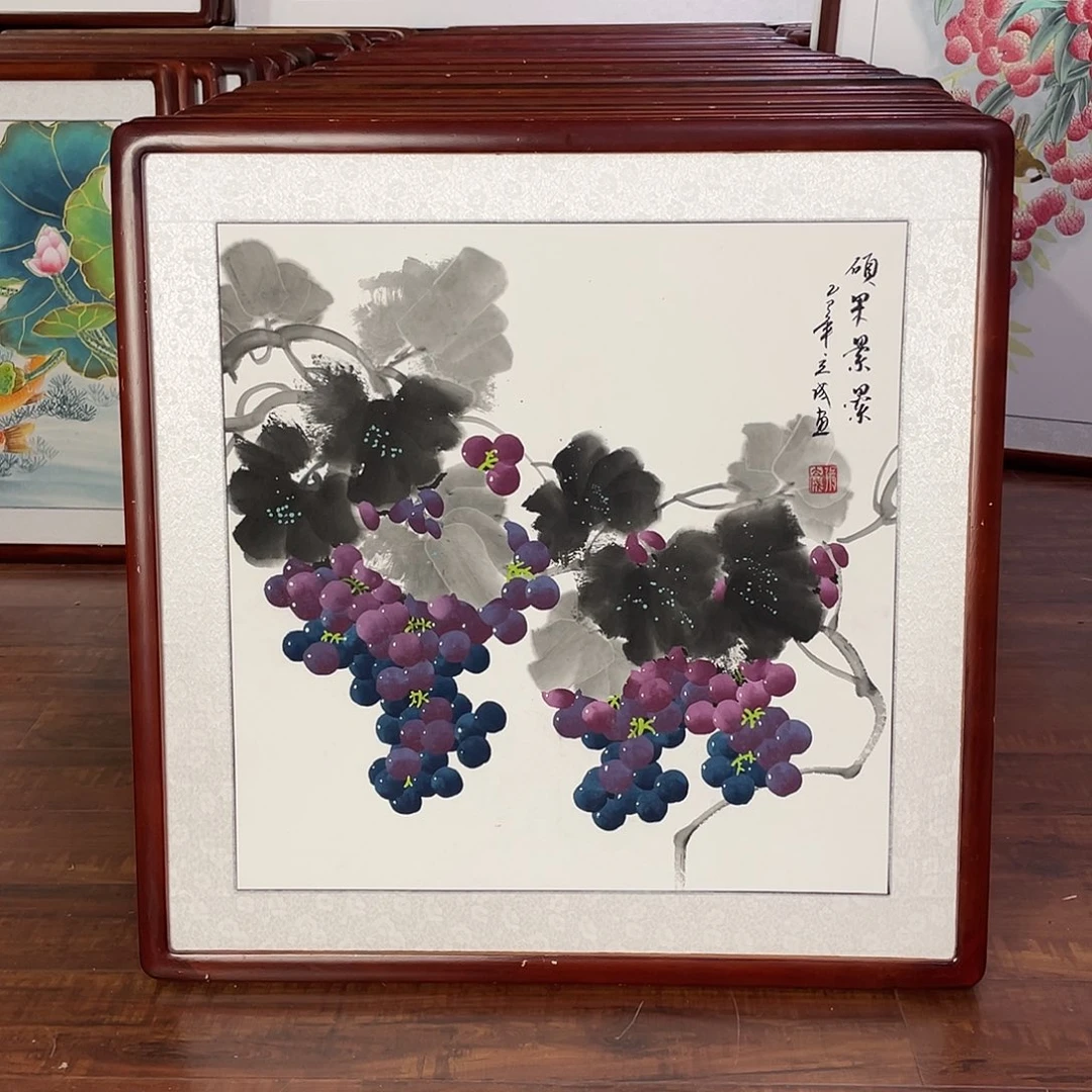 国画带框尺寸63*63厘米