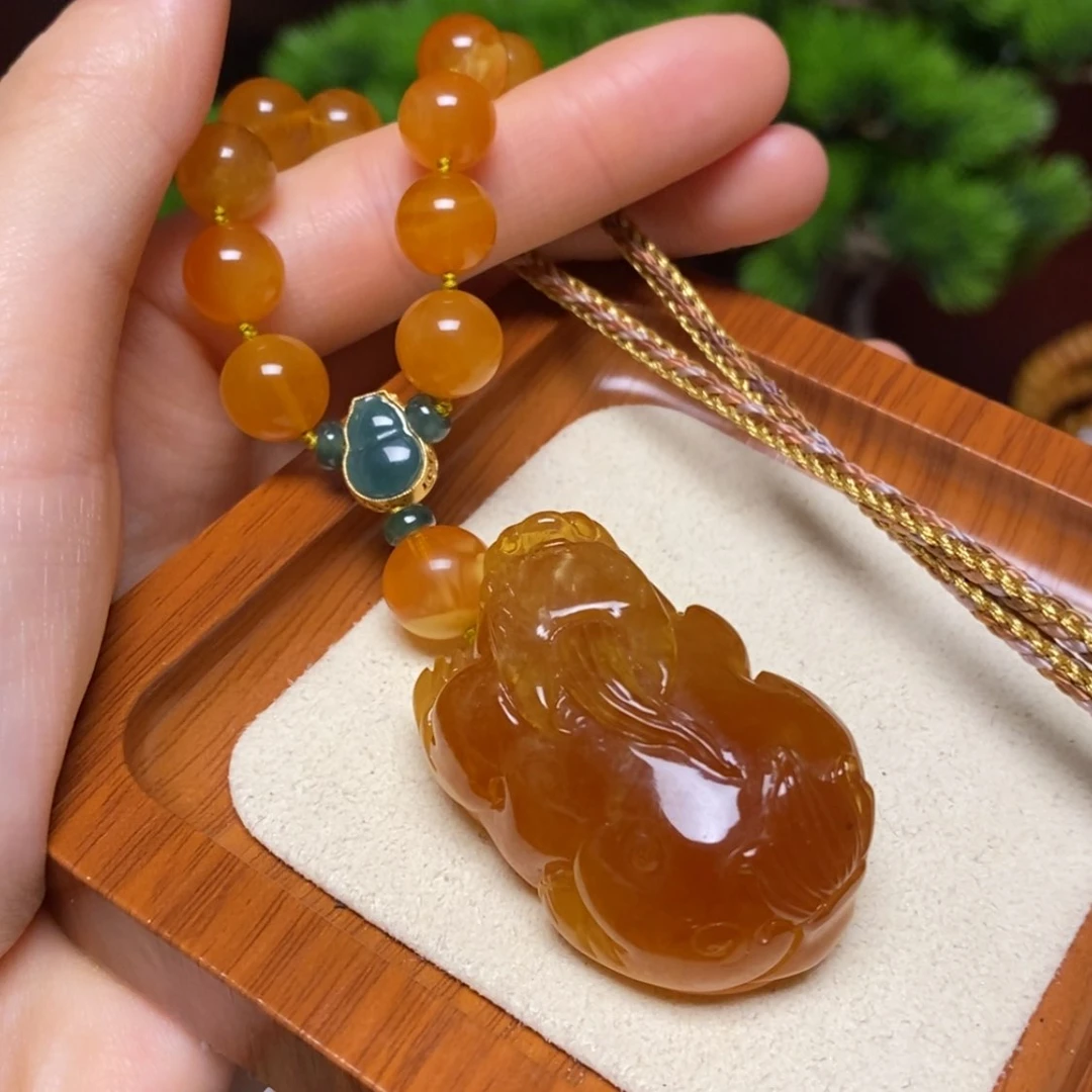 【闪购商品】蜜蜡颈饰未镶嵌项链
