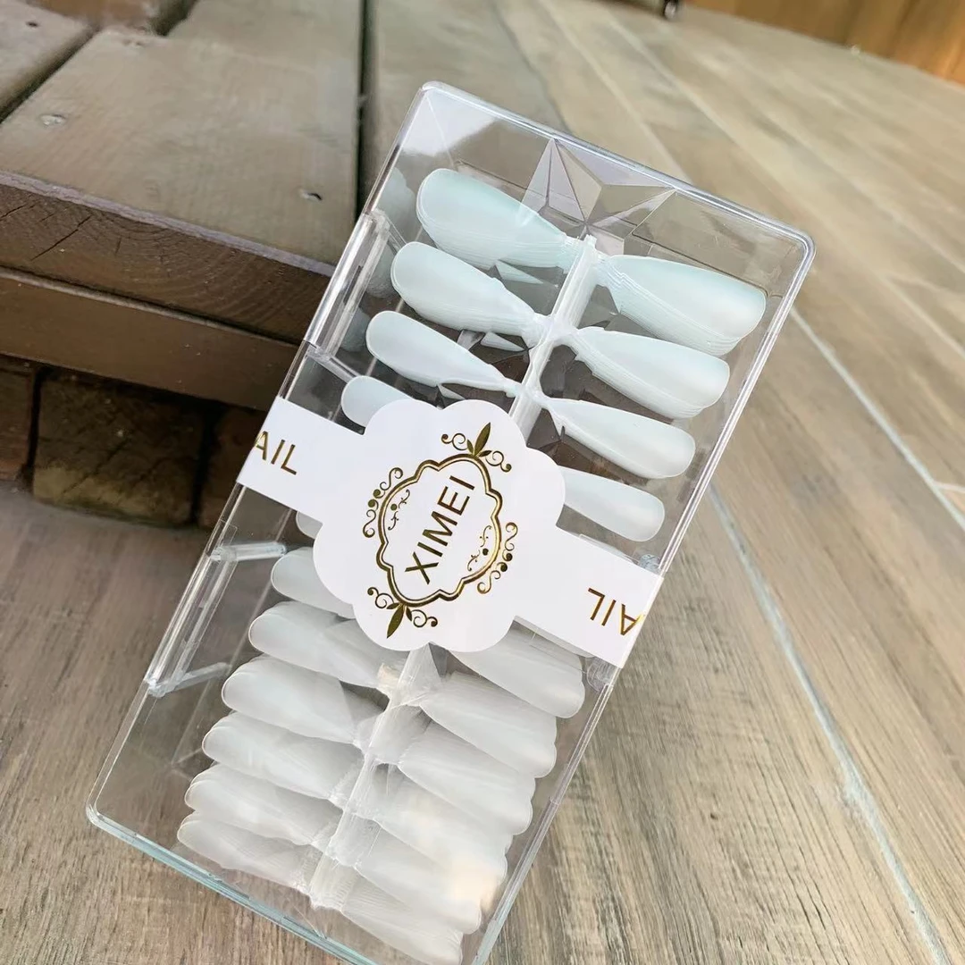 【希妹甄选】美甲高端提速全号甲片504片磨砂款（长梯/长尖需要刻磨）