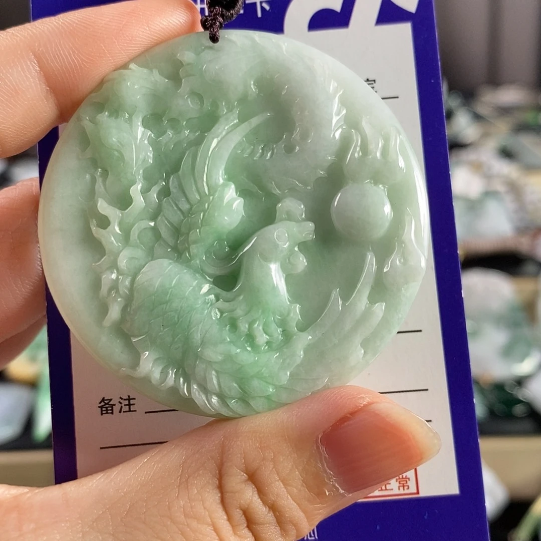 颈饰未镶嵌翡翠吊坠