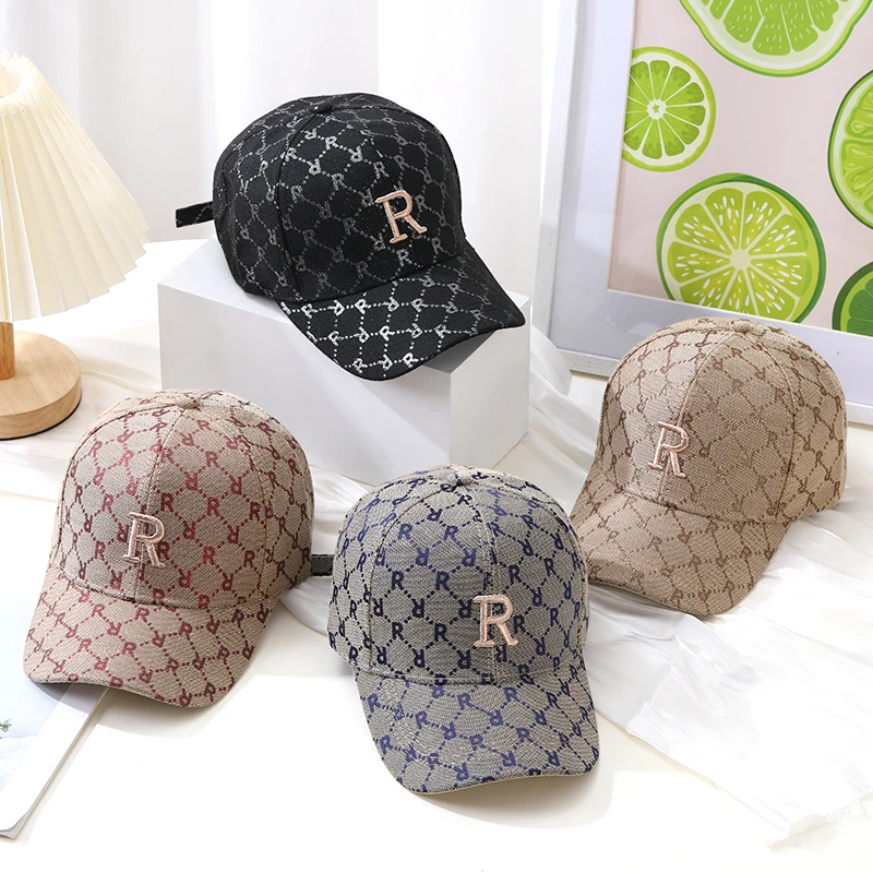 2025新款棒球帽子男女网红爆款刺绣字母鸭舌帽情侣休闲百搭韩版