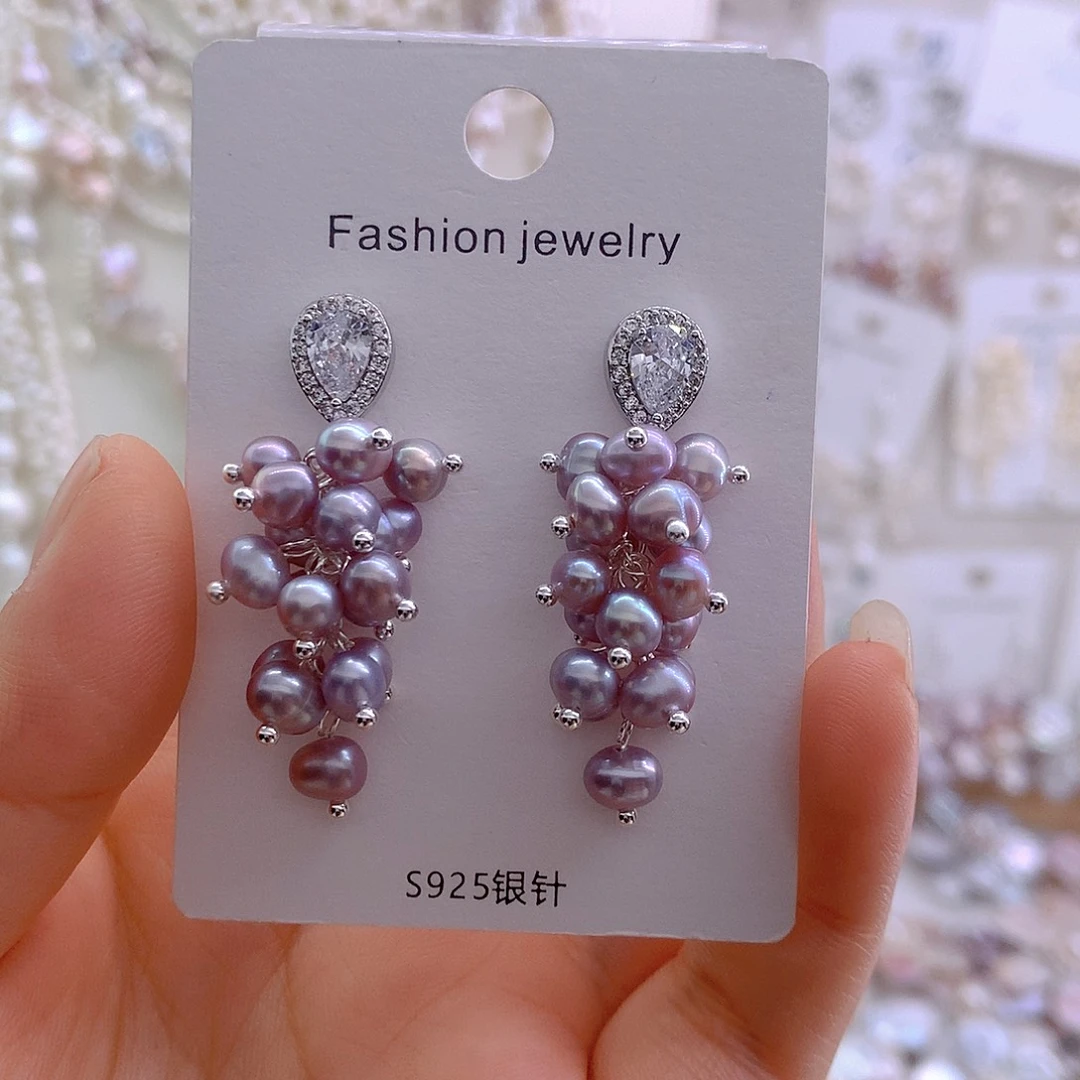 耳环未镶嵌淡水珍珠