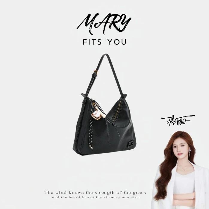 【Mary玛丽甄选】ZARG经典复古慵懒风手提托特包-90095