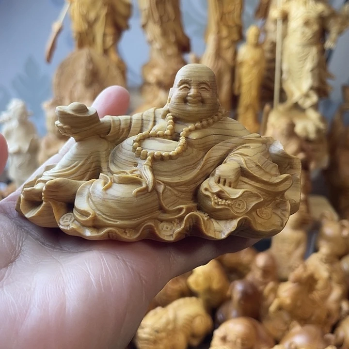 柏木（崖柏）崖柏荷叶弥勒长10公分