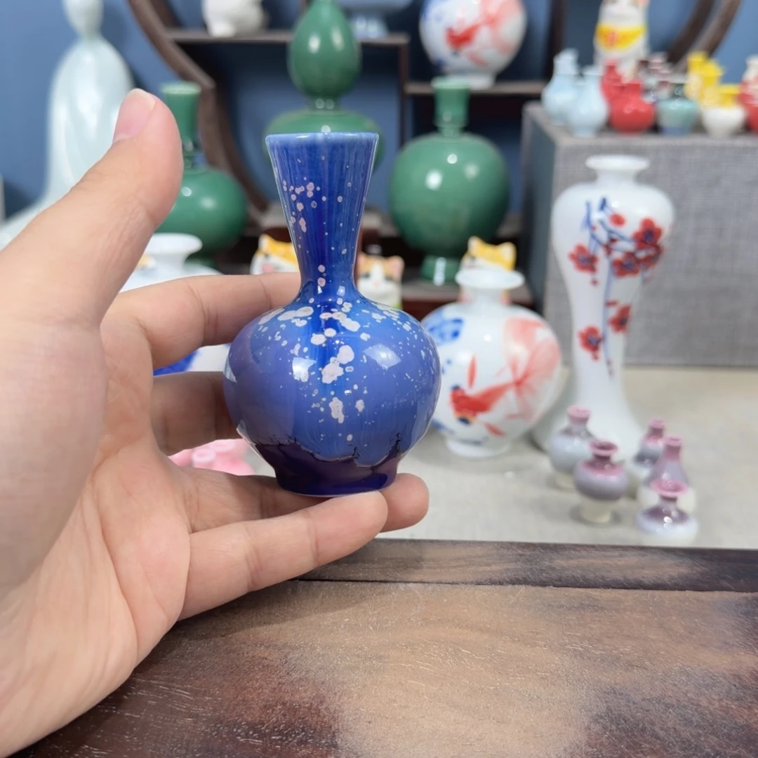陶瓷手工小花器摆件