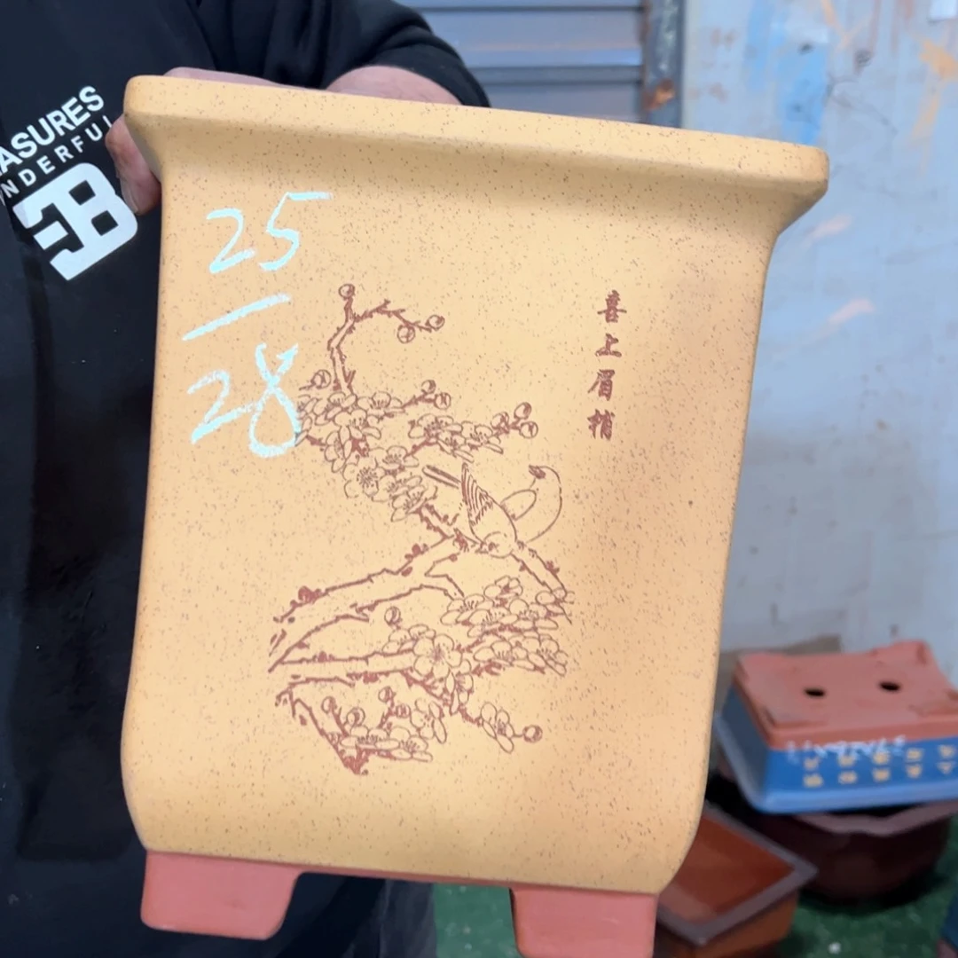 紫砂花盆紫砂花盆