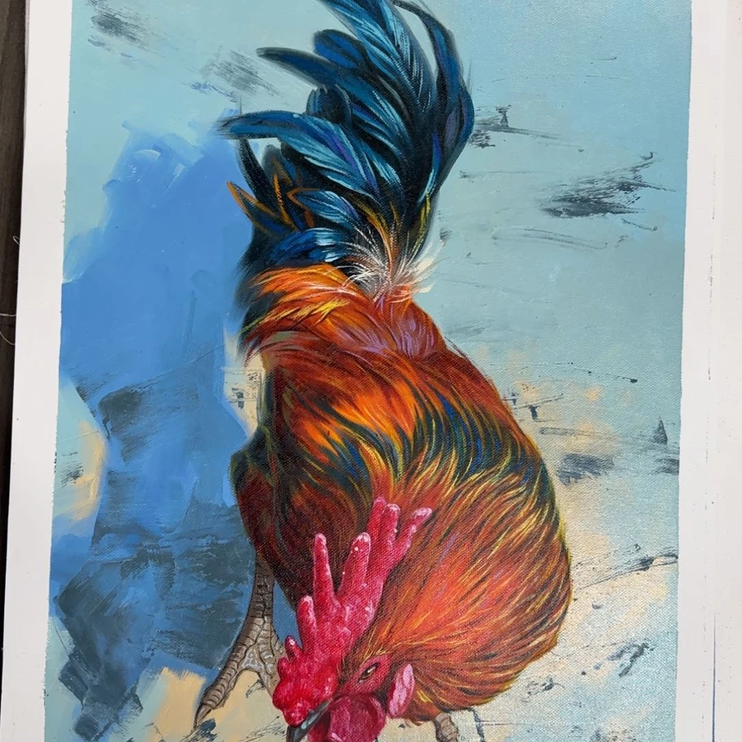 油画加油加油努力加油加油