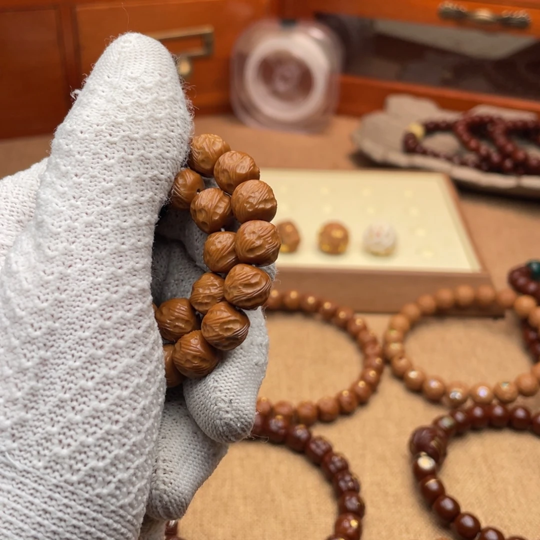 铃***铛猴头核桃吊坠观山