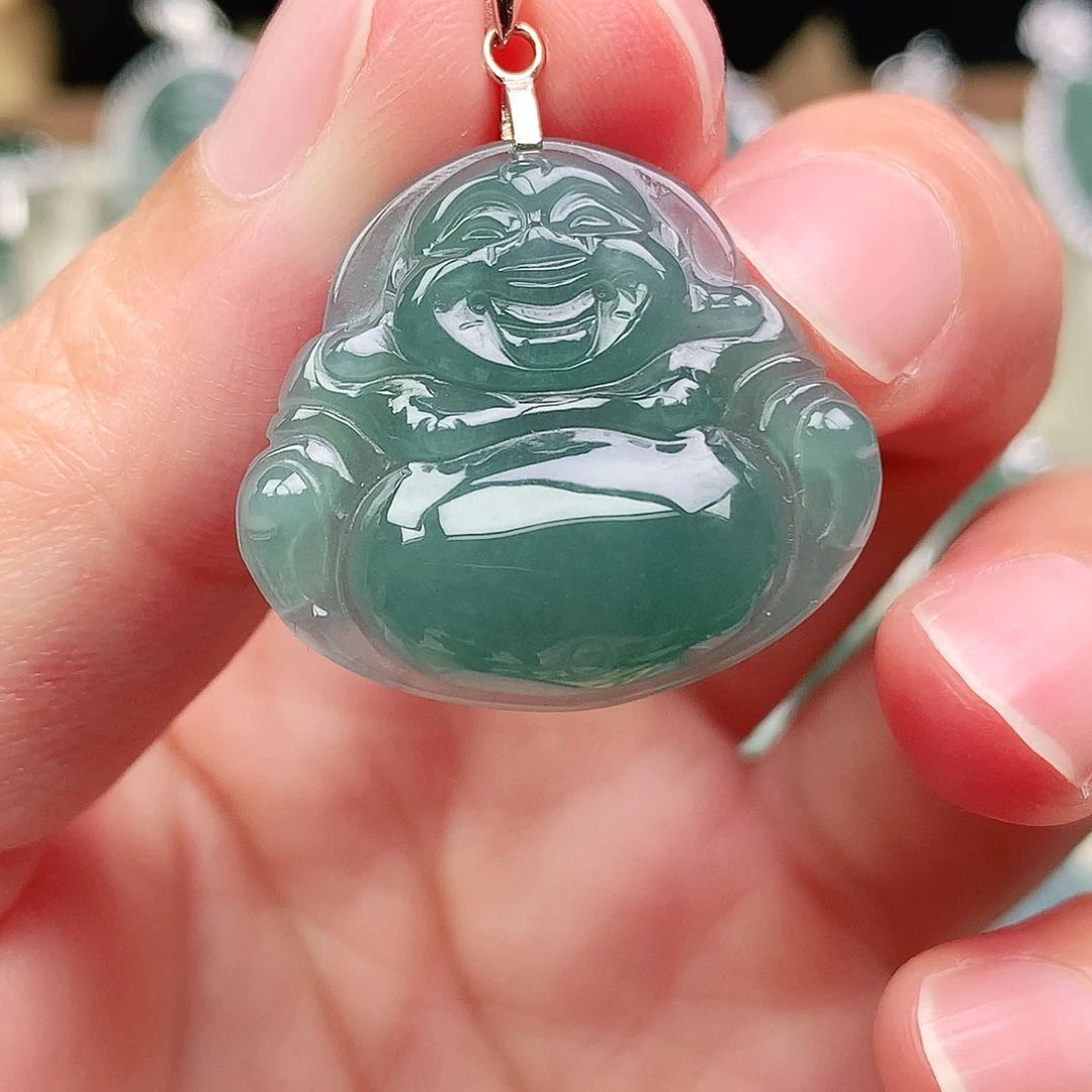 翡翠未镶嵌颈饰吊坠