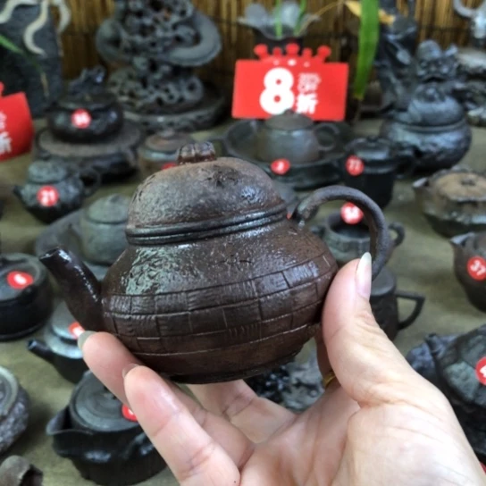 全场八折全手捏柴烧茶器