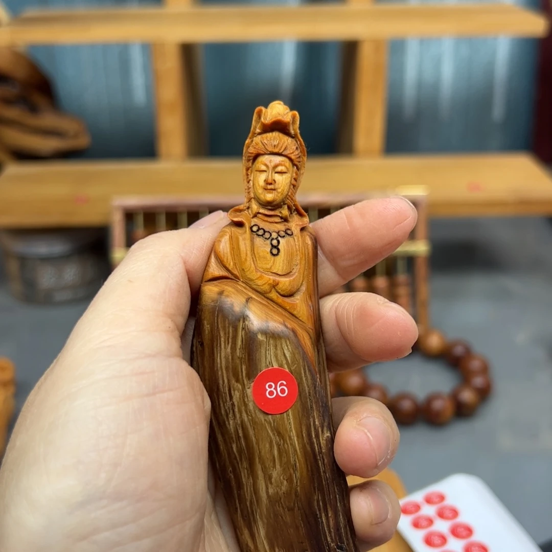 火***盆木崖柏木摆件手把件，