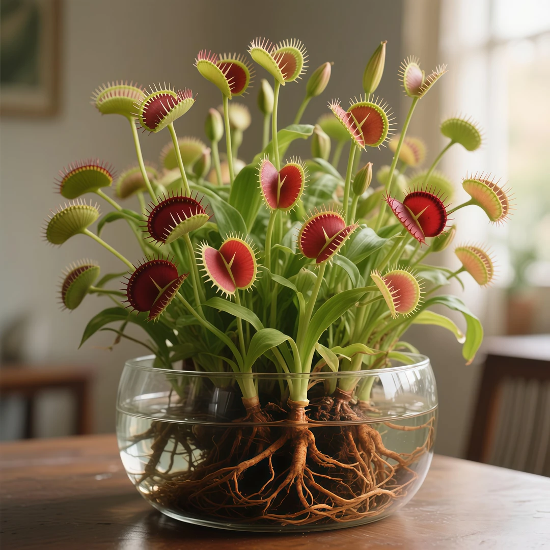 【水土培超好养】驱蚊虫捕蝇草盆栽耐寒耐热四季可种花卉趣味绿植物