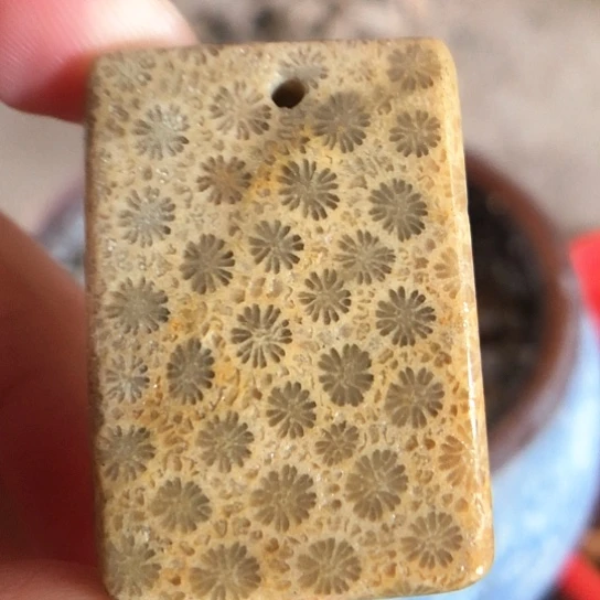 硅化玉吊坠未镶嵌