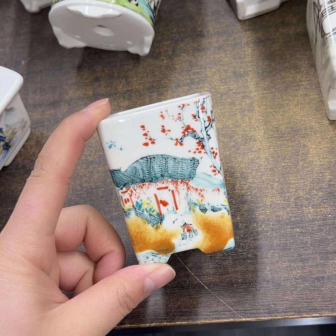 紫砂花盆121号瑕疵6/7cm