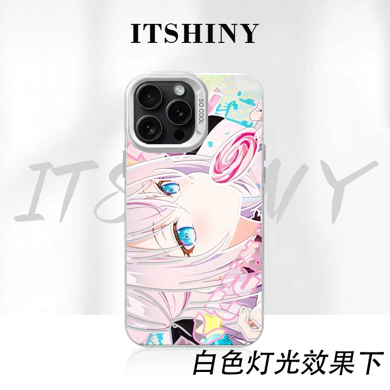 艾莉同学手机壳彩银适用于苹果华为荣耀小米VIVOPPO一加29