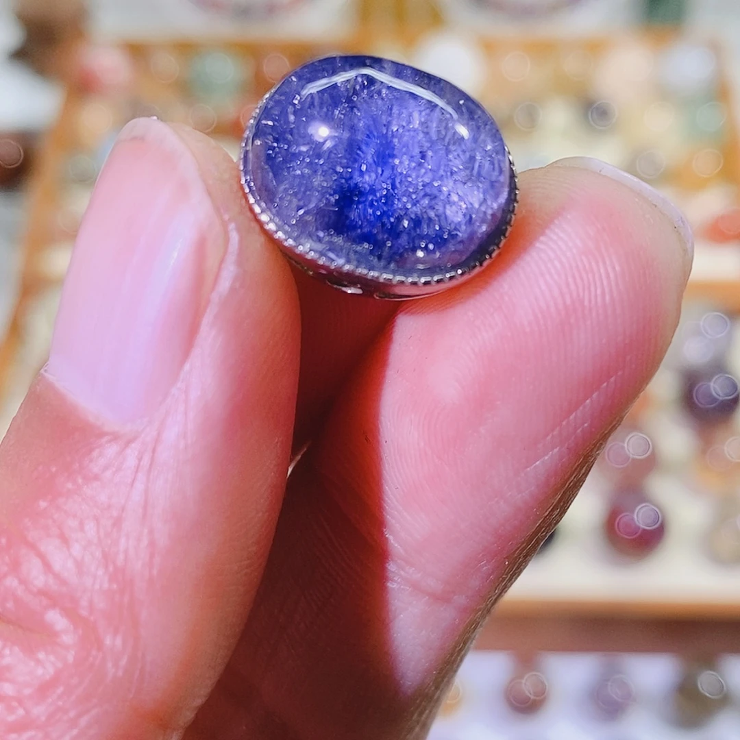 珠宝半成品银S925镶嵌水晶