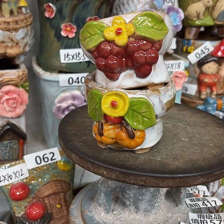 花盆紫砂粗陶材质多肉花盆