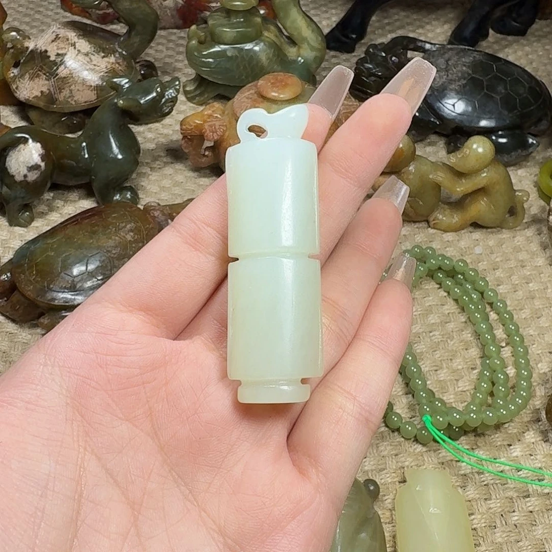 白玉菩提吊坠挂件