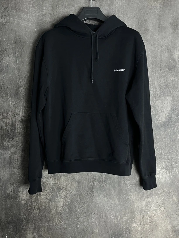 全新未使用 Balenciaga/巴黎世家 M码*1/小logo连帽卫衣/01394