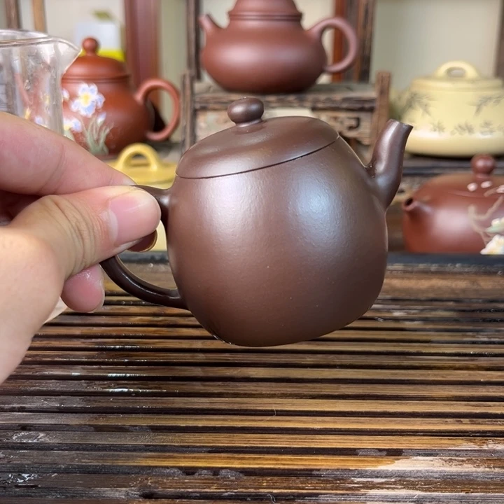 茶壶紫砂原矿紫砂手工制作