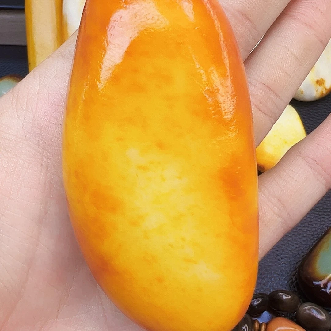和田玉未镶嵌挂件饶***生