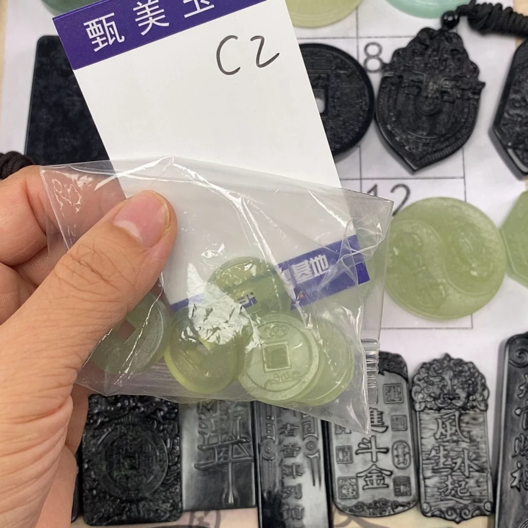 【闪购商品】未镶嵌岫玉挂件A****纪挂件