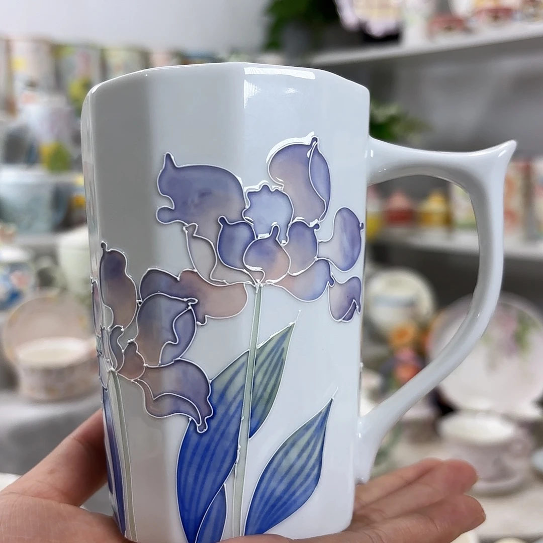 手绘高温釉下彩陶瓷