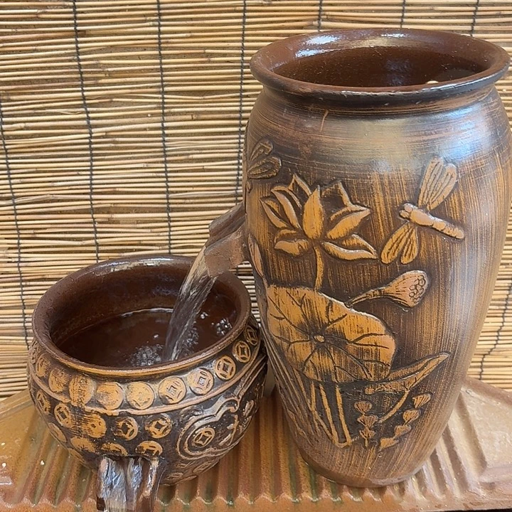 粗陶口径19/39，20/16进水口2.5厘米