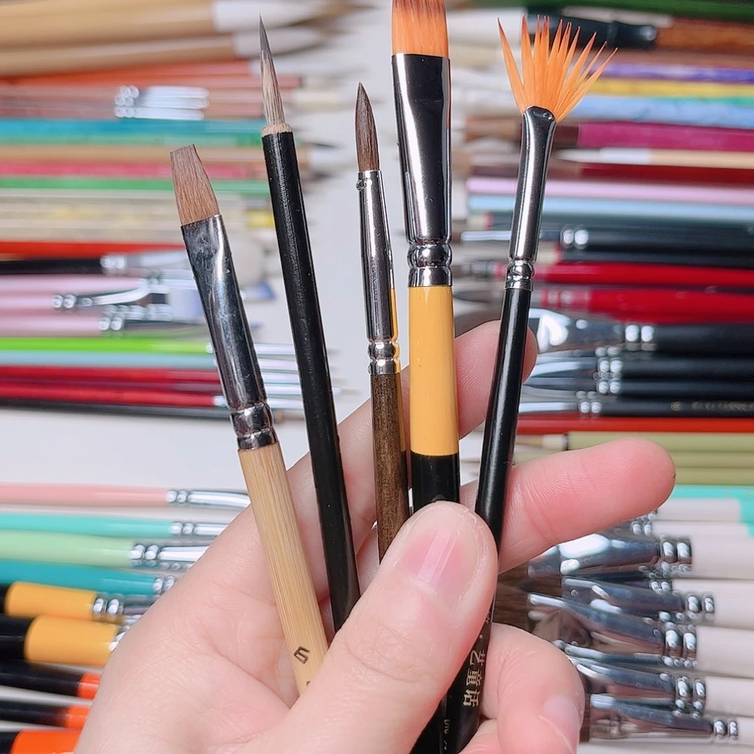艺笔轩画笔组合5支