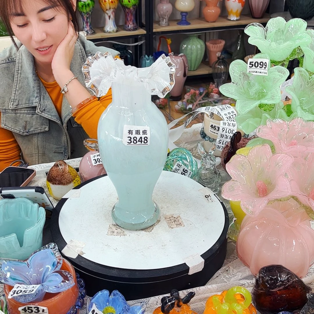 3848黑点多 家悦琉璃工艺品小瑕