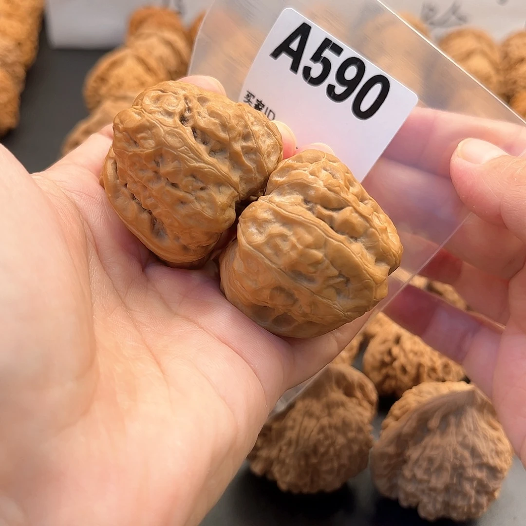 桃核把件蛙蛙精品40肚45