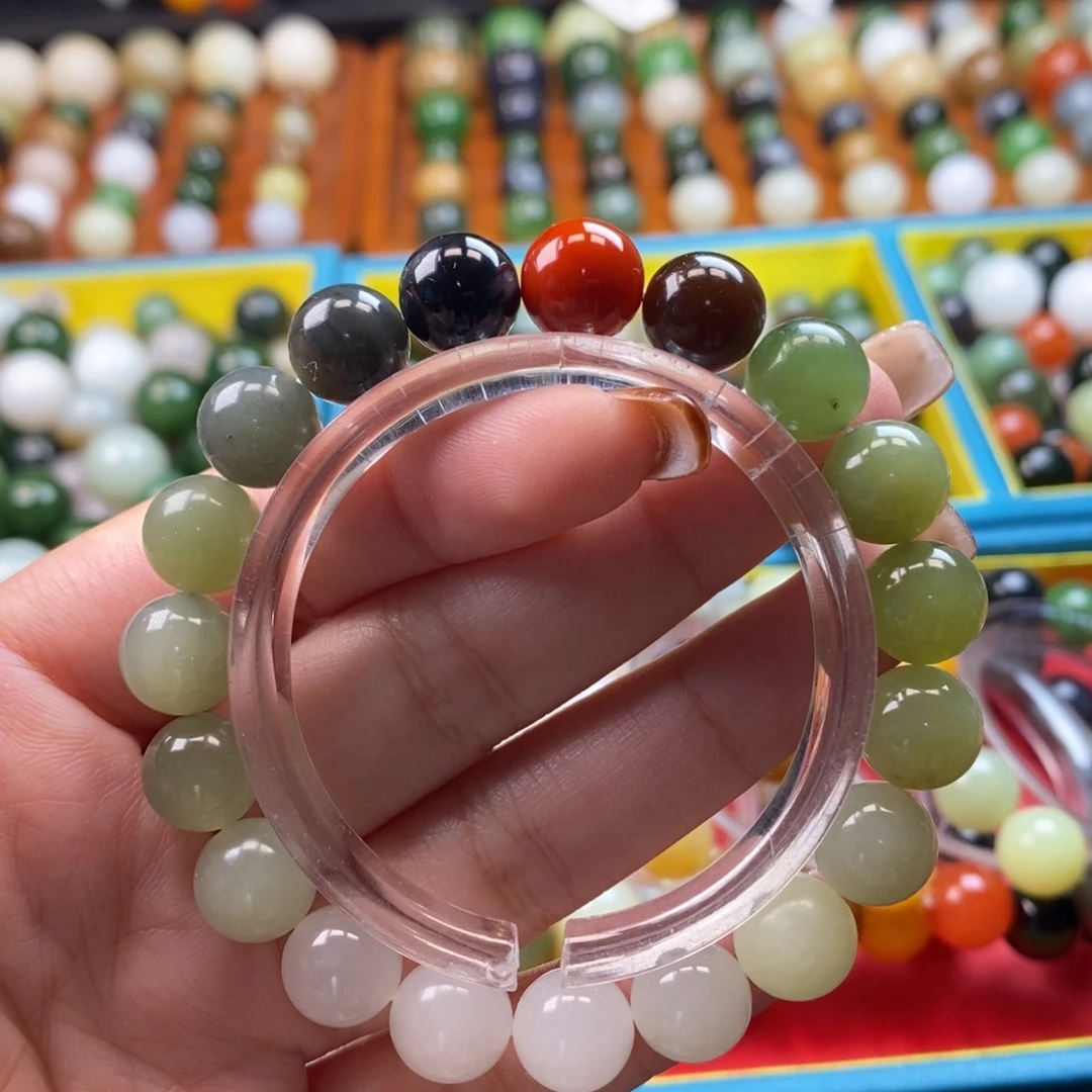 和田玉未镶嵌珠宝奇石福利多宝手串z10