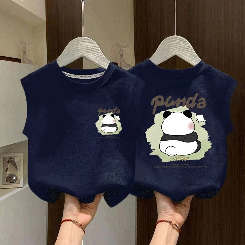 小马宝莉童装背心女童宝宝可爱百搭上衣小女孩韩系ins纯棉无袖T恤