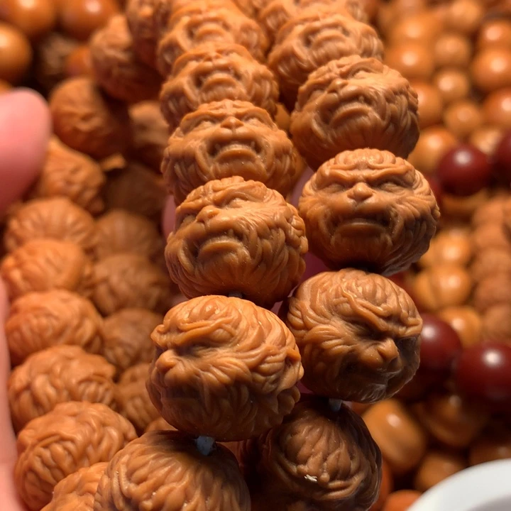 【闪购商品】猴头核桃手串静*?悟空