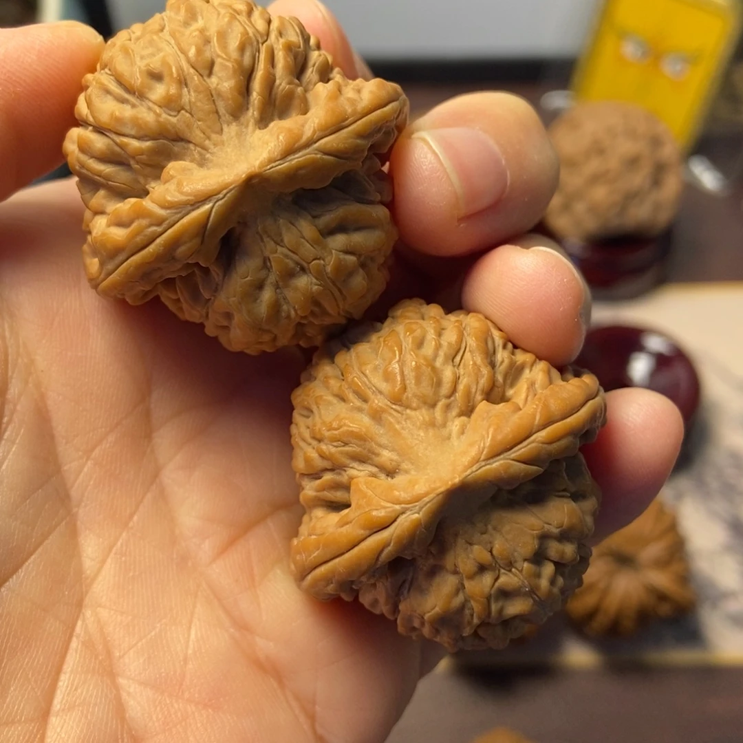 把件文玩核桃全品莲花尺寸37