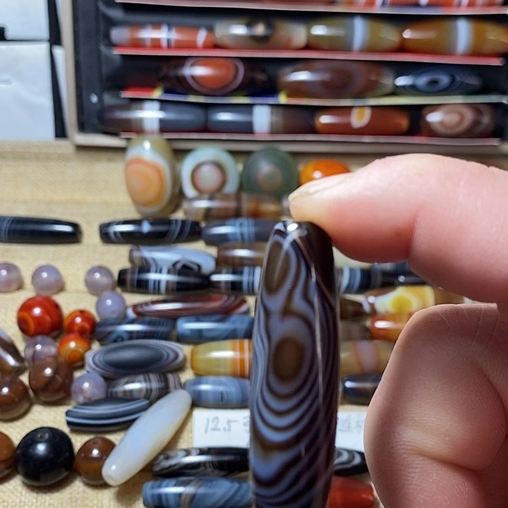 玛瑙/玉髓合金颈饰