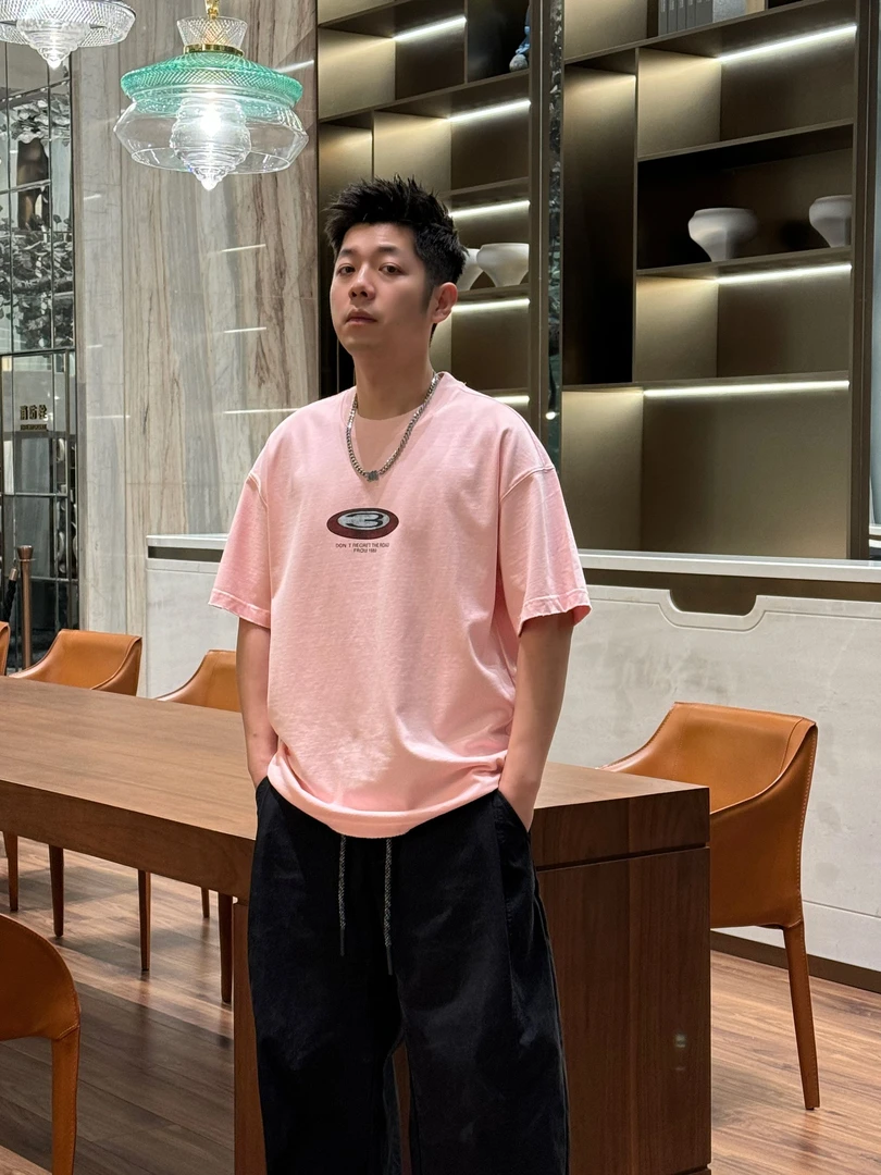 300克重磅纯棉印花短袖时尚百搭T恤休闲夏季潮流设计师圆领上衣