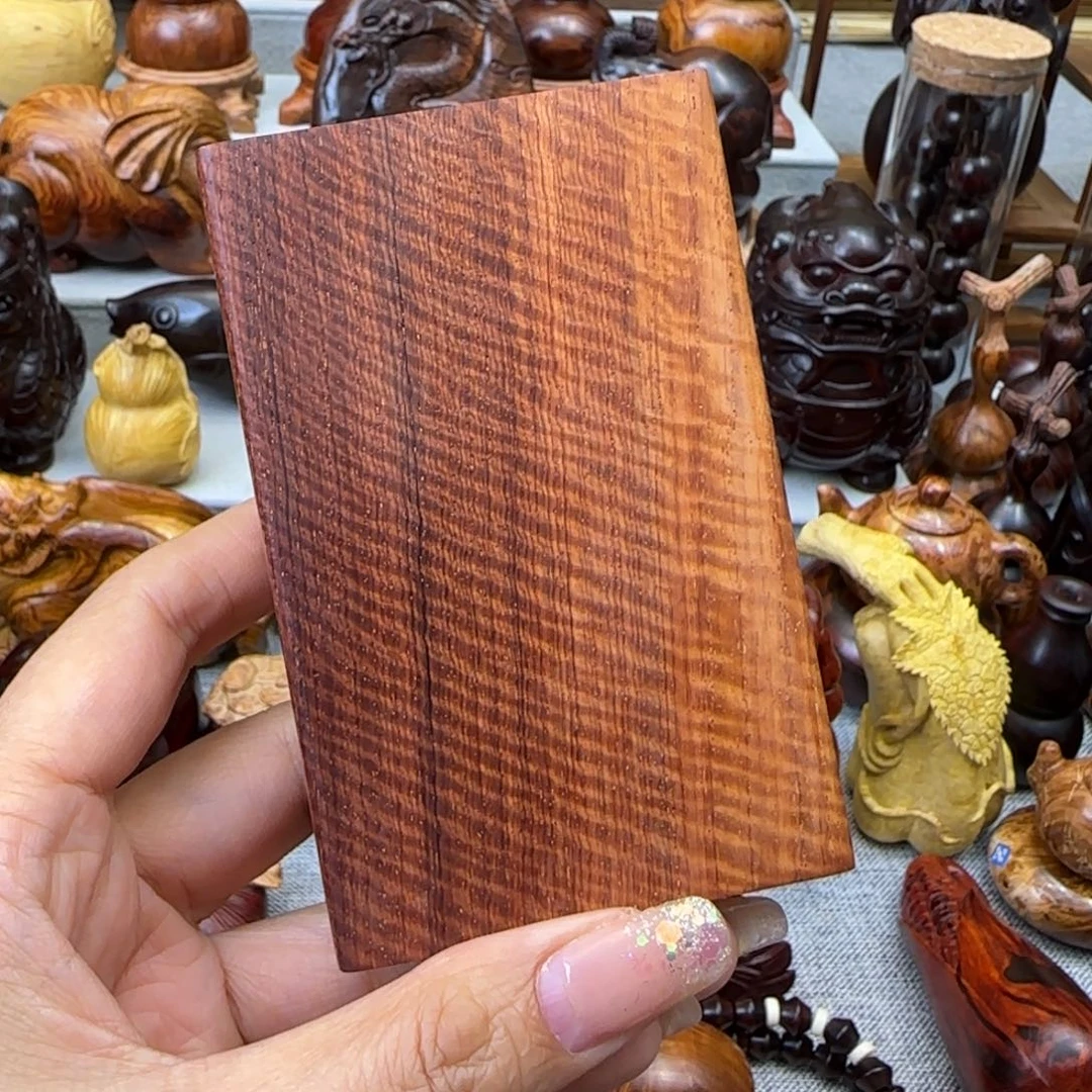 木缅甸花梨雕刻收纳盒