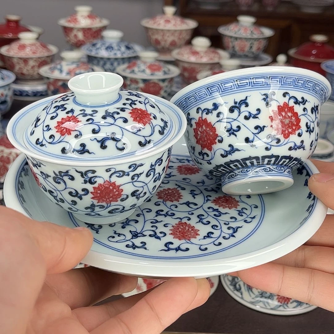 十*景德镇陶瓷青花釉里红